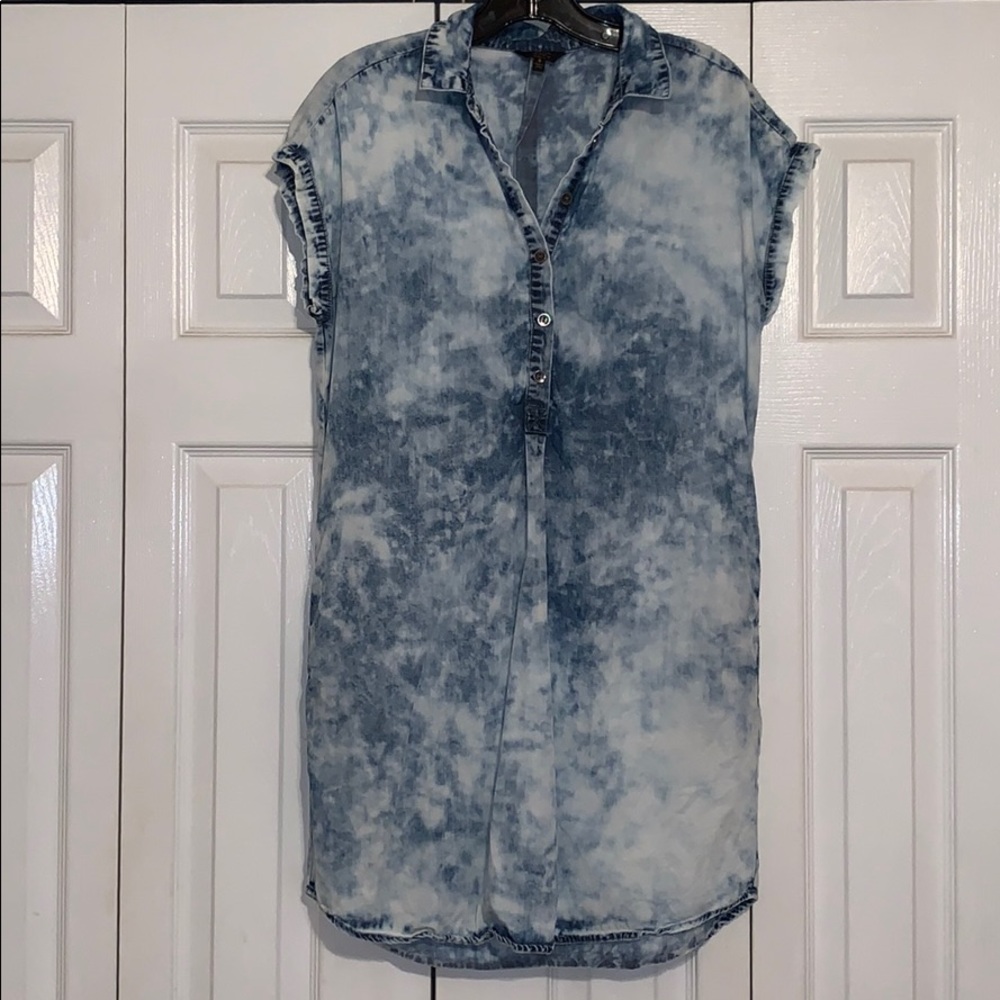 Bleached denim looking dress